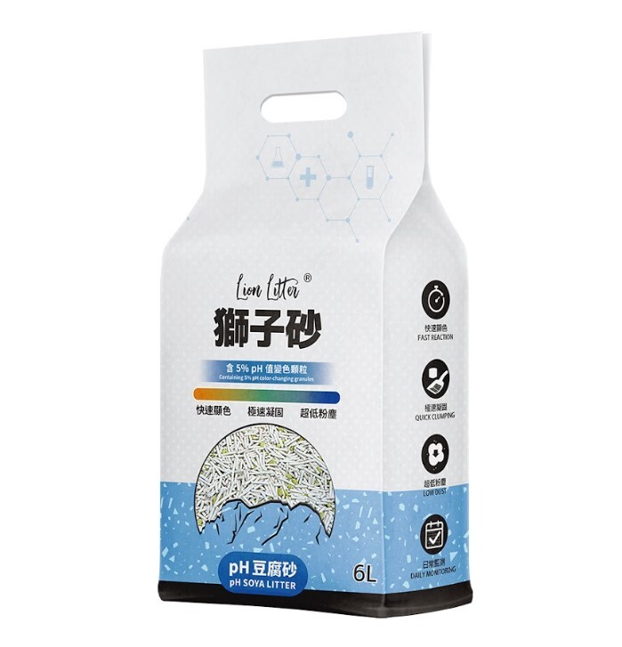 獅子砂 pH豆腐砂 6L
