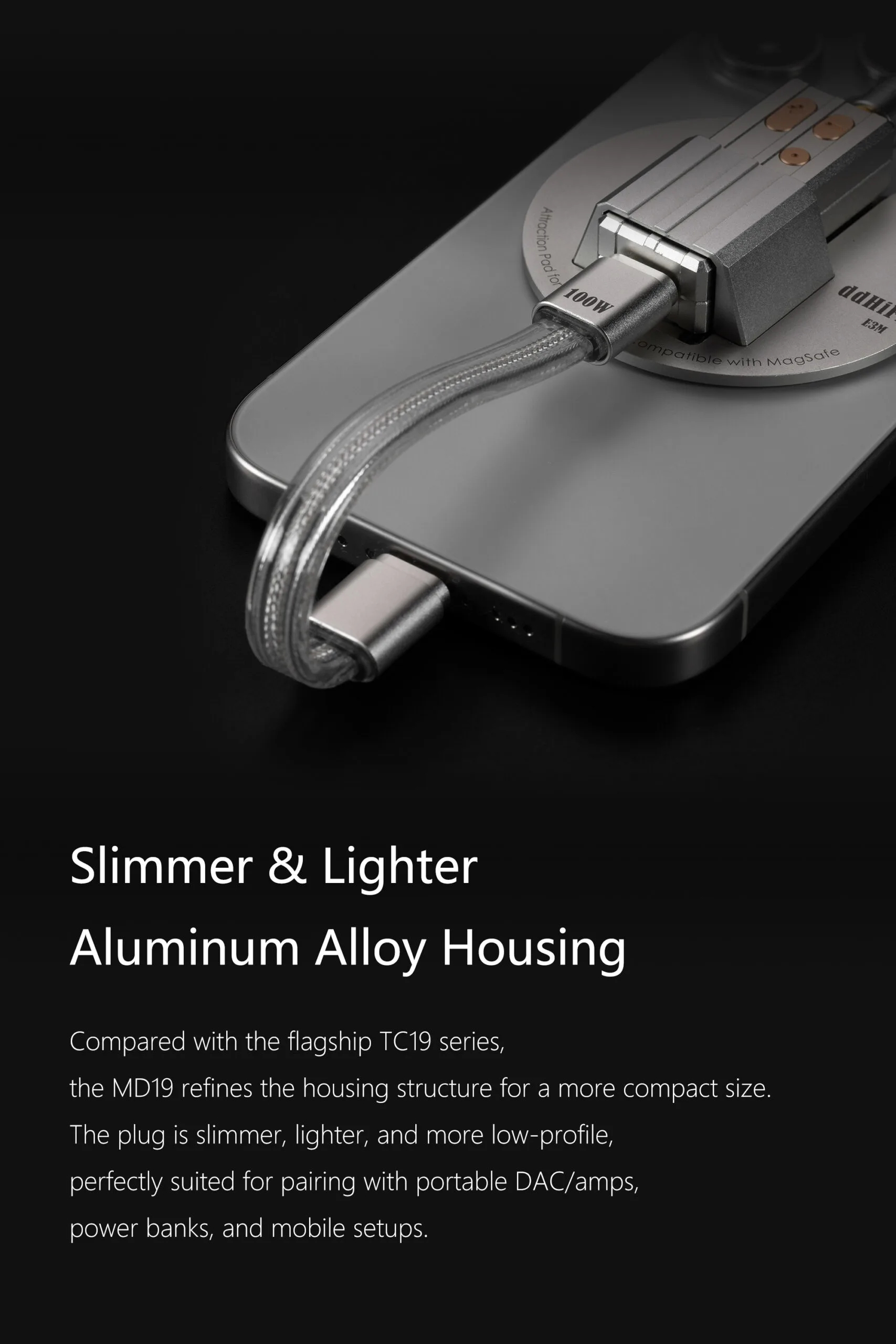MD19S 100W Fast Charging USB-C Cable