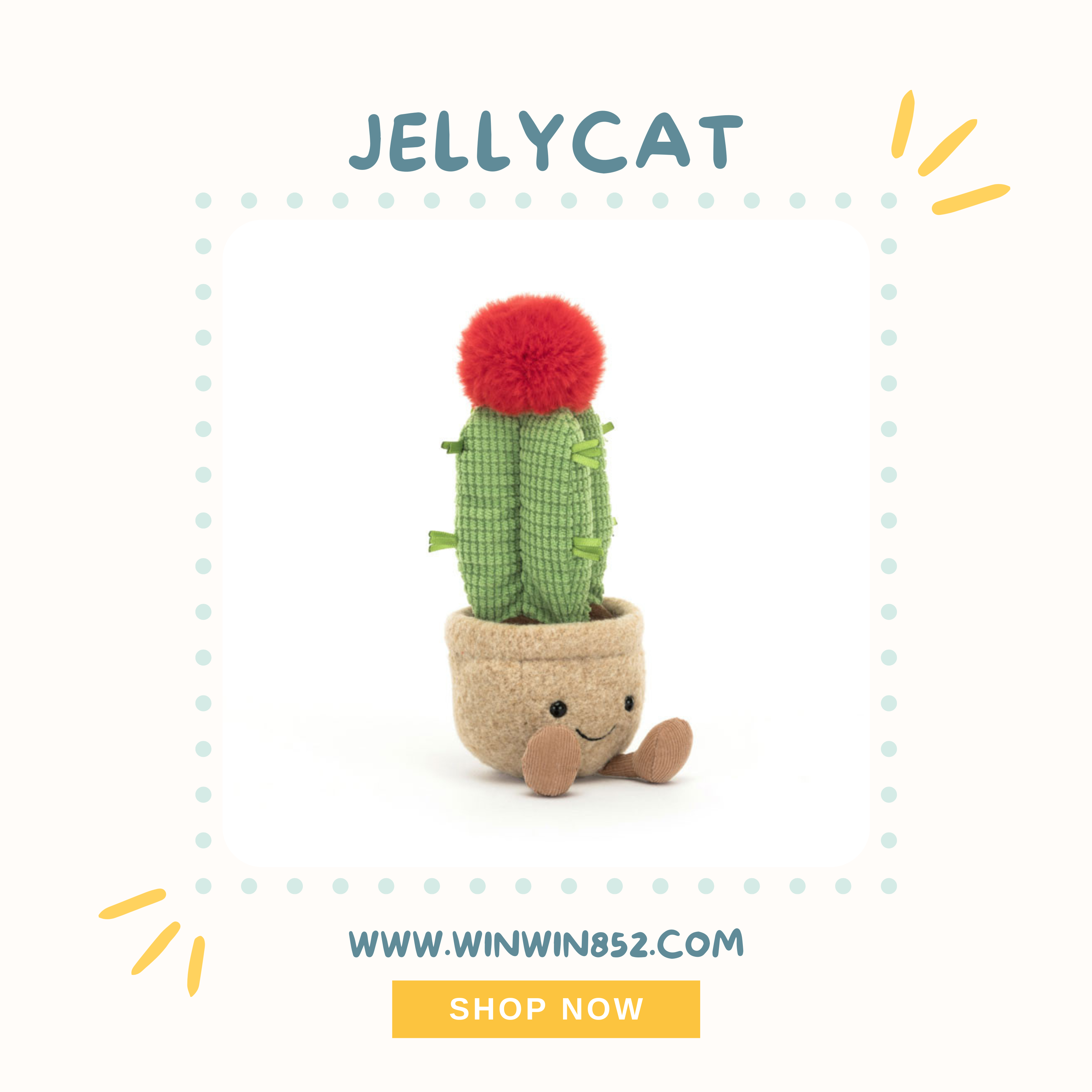 Jellycat Amuseables Moon Cactus