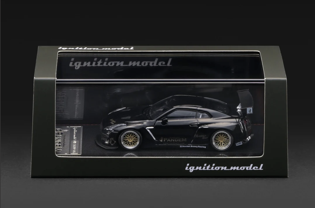 預訂PreOrder - Ignition Model 1:64 PANDEM R35 GT-R Black Metallic