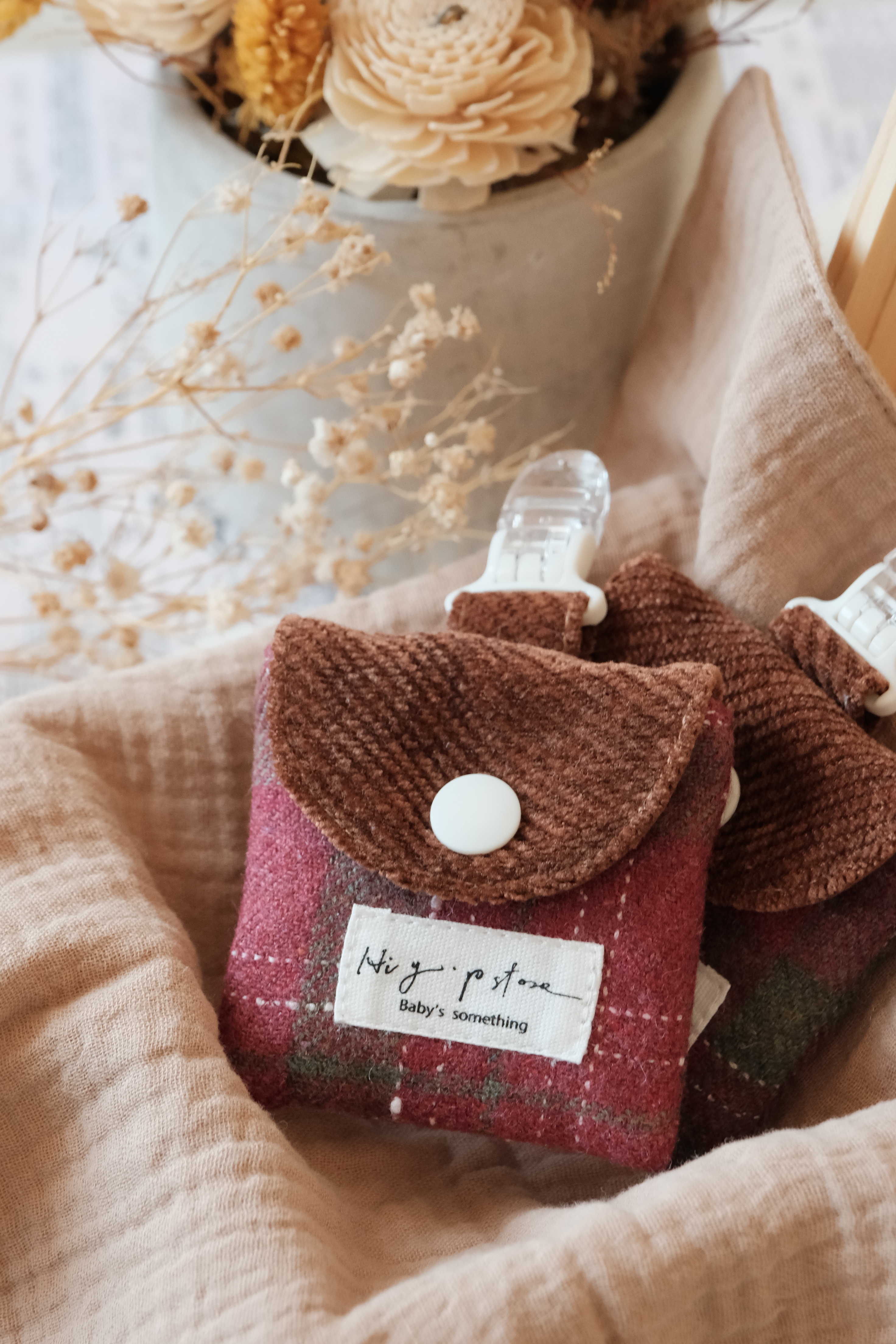 Hi Y.P store-平安符袋-耶誕感格紋