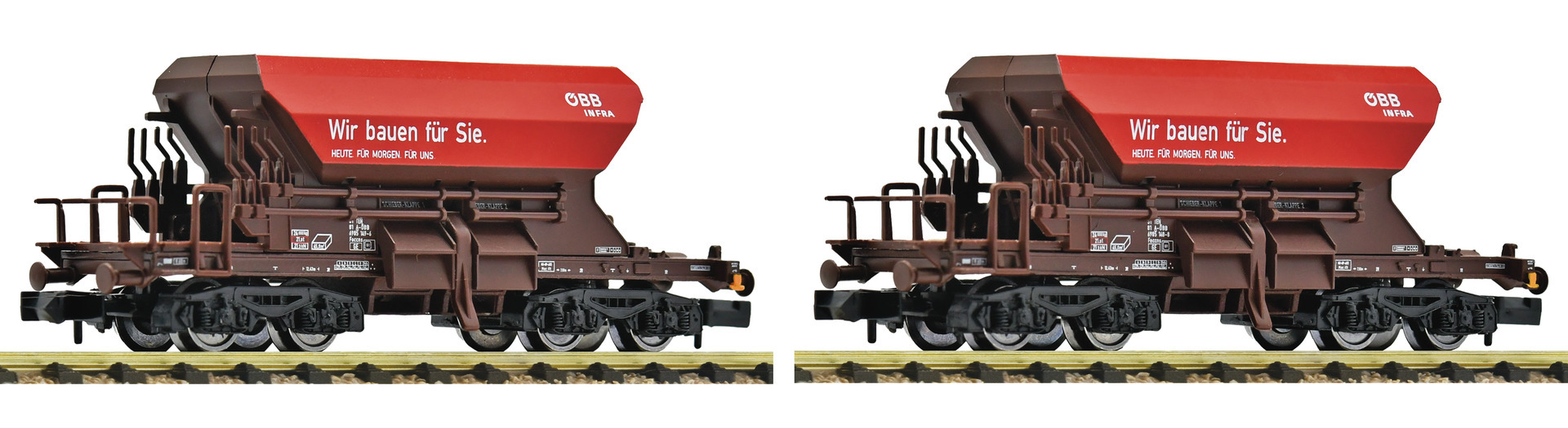Fleischmann 6660157 N規 塔爾博特道碴車OBB奧地利國鐵.2輛