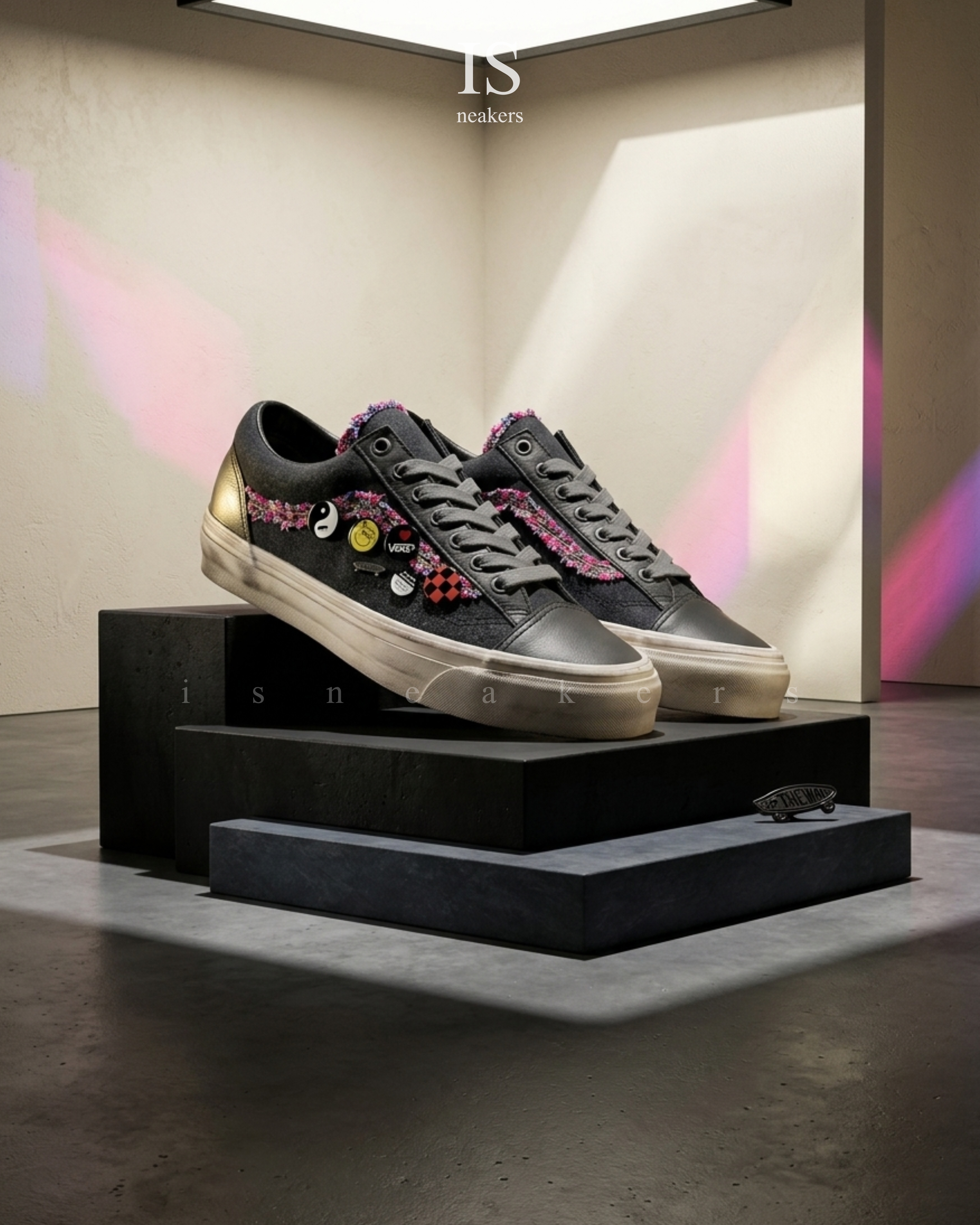iSNEAKERS｜VANS OLD SKOOL 36 LX SOUVENIR BLACK PREMIUM 黑 做舊 VN000E8VEMV