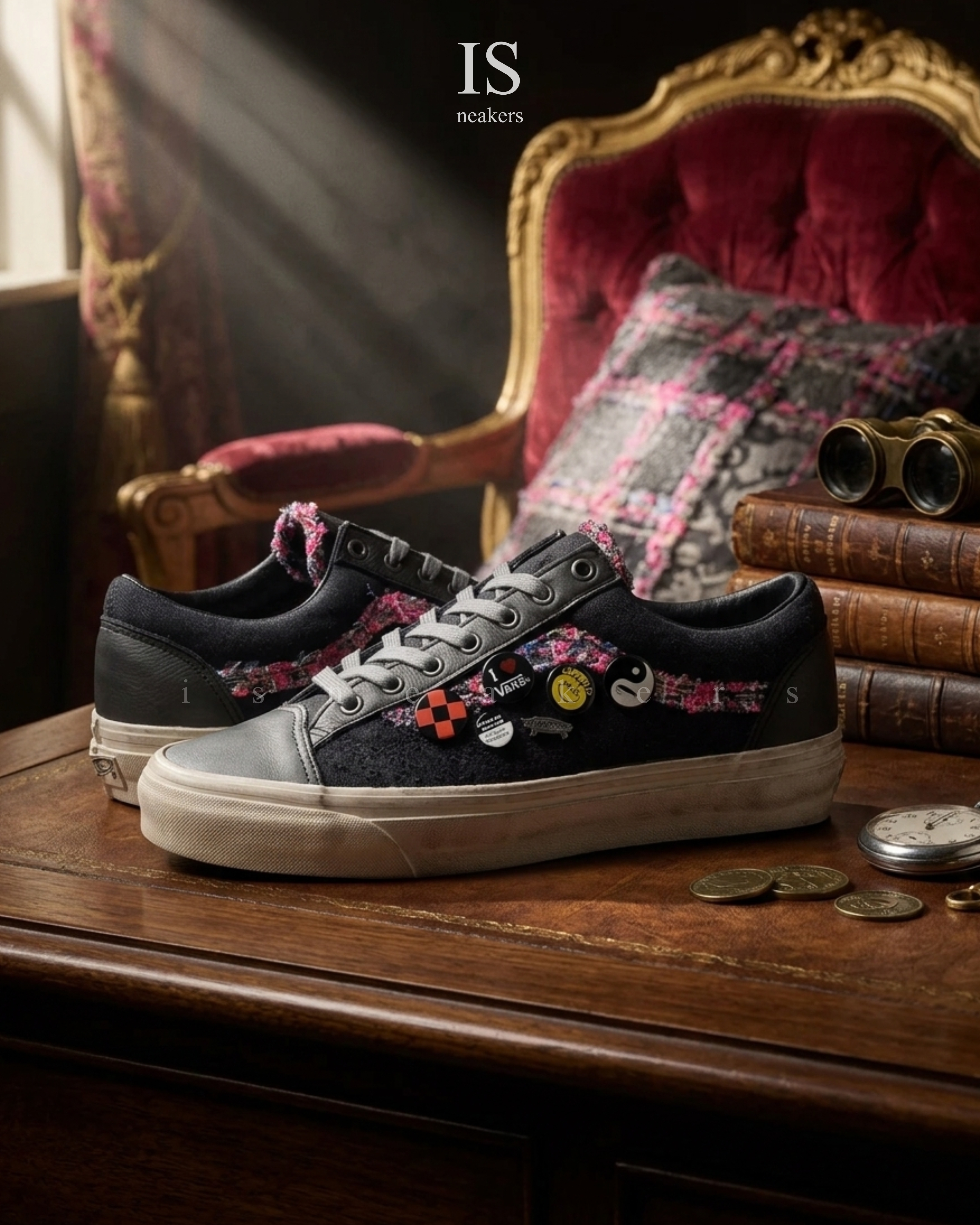 iSNEAKERS｜VANS OLD SKOOL 36 LX SOUVENIR BLACK PREMIUM 黑 做舊 VN000E8VEMV