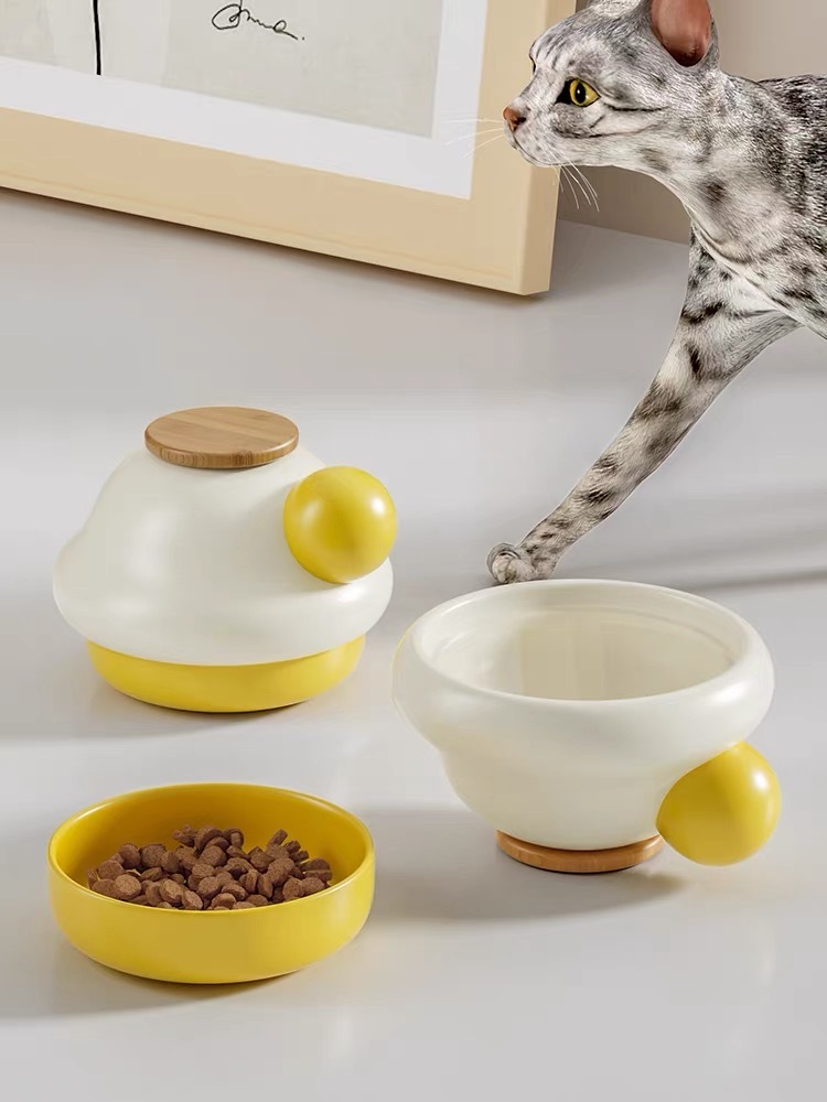 HOCC SNOWHOUSE SERIES MULTIFUNCTIONAL PET BOWL
