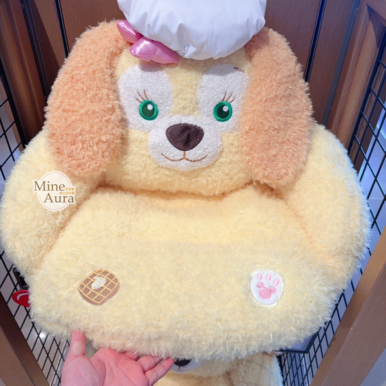 可琦安 餅乾 CookieAnn 大頭 絨毛 造型 居家坐墊 小沙發 -上海迪士尼樂園