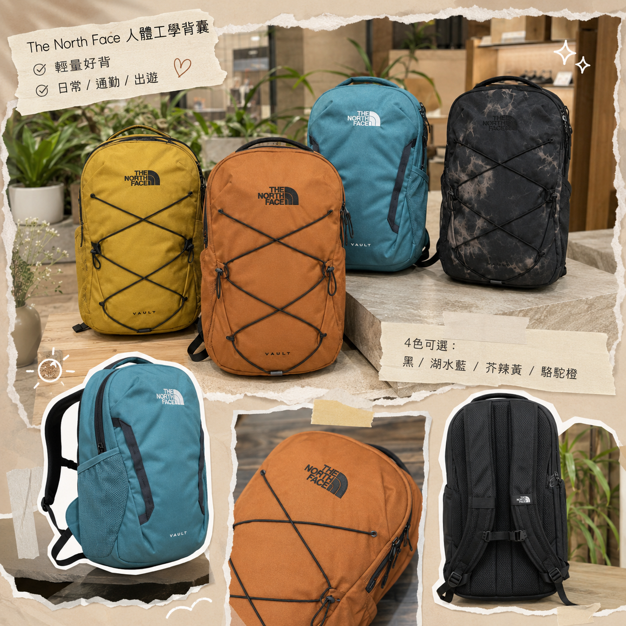 【現貨】The North Face H022113 人體工學背囊