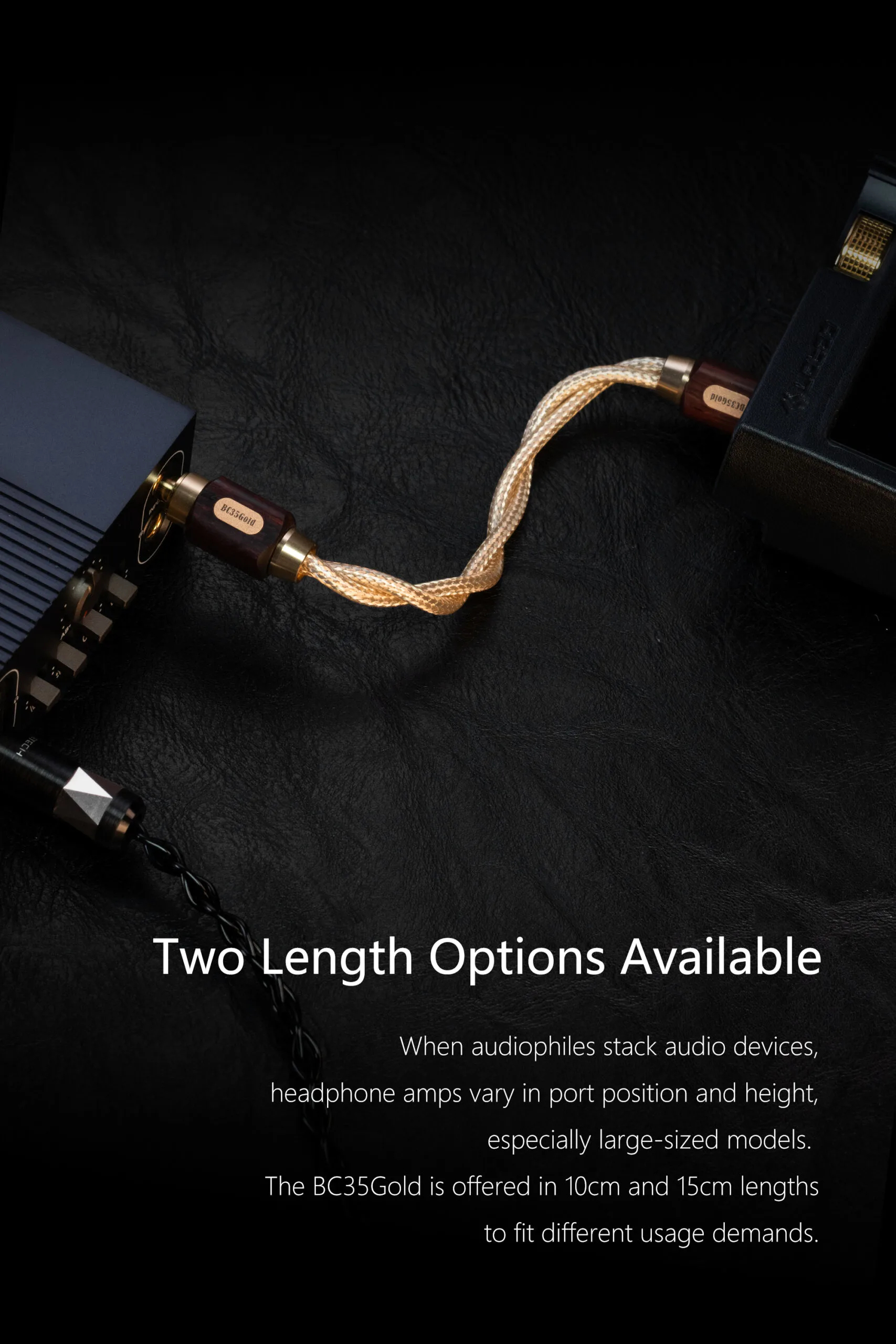 BC35Gold 3.5mm Stereo Audio Cable