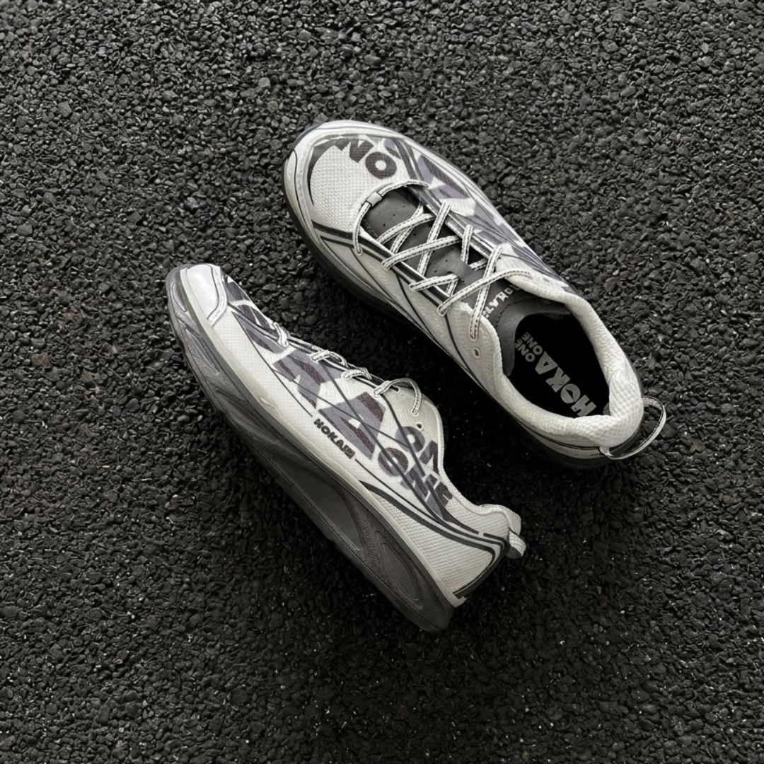 "代購" Hoka One One HUAKA PRO 灰白 復古 緩震跑步鞋 1176672-CTLL