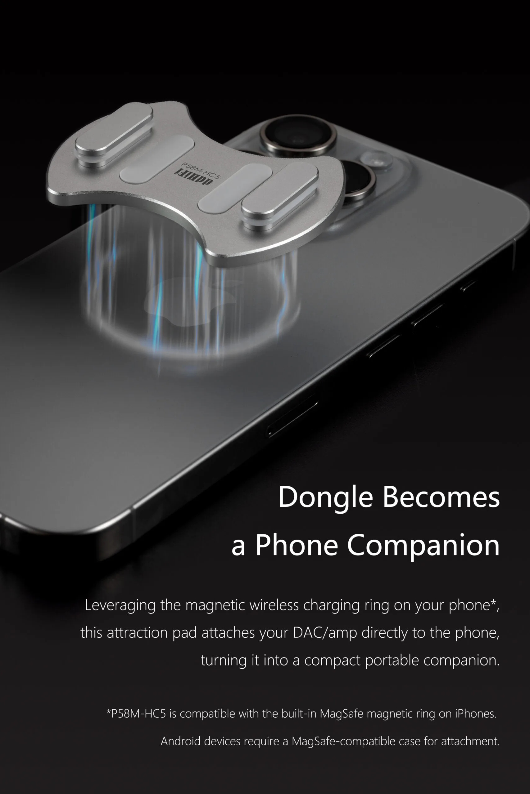 P58M-HC5 Attraction Pad for AK HC5 | Compatible with MagSafe