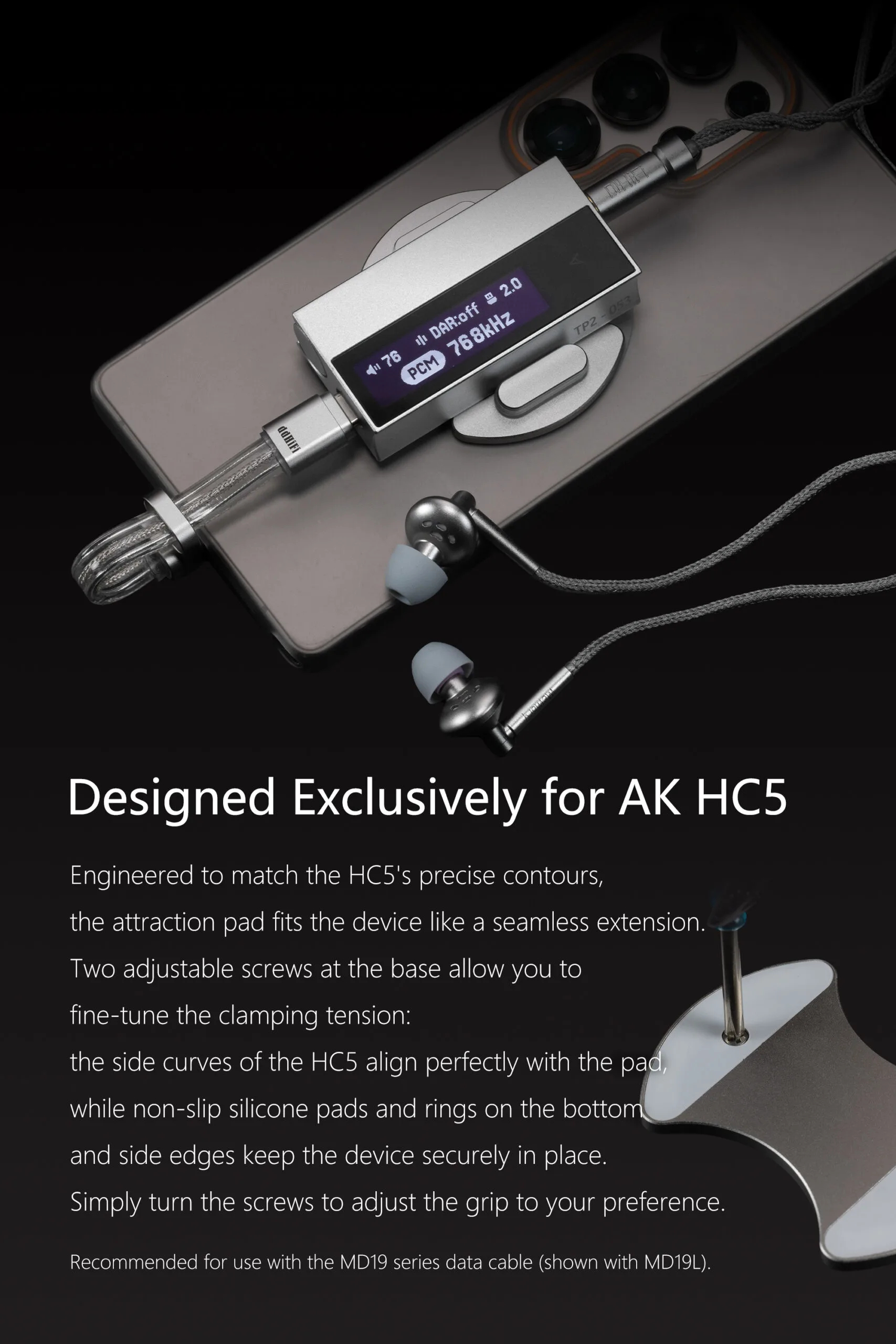 P58M-HC5 Attraction Pad for AK HC5 | Compatible with MagSafe