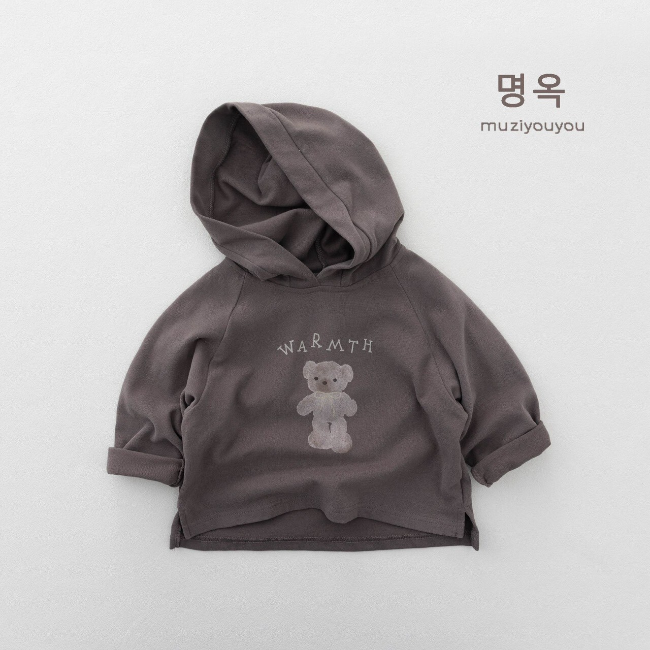 ☀️ 秋裝 ✴ WAMTH 連帽熊熊長 tee  ⋆𓍯 ˚