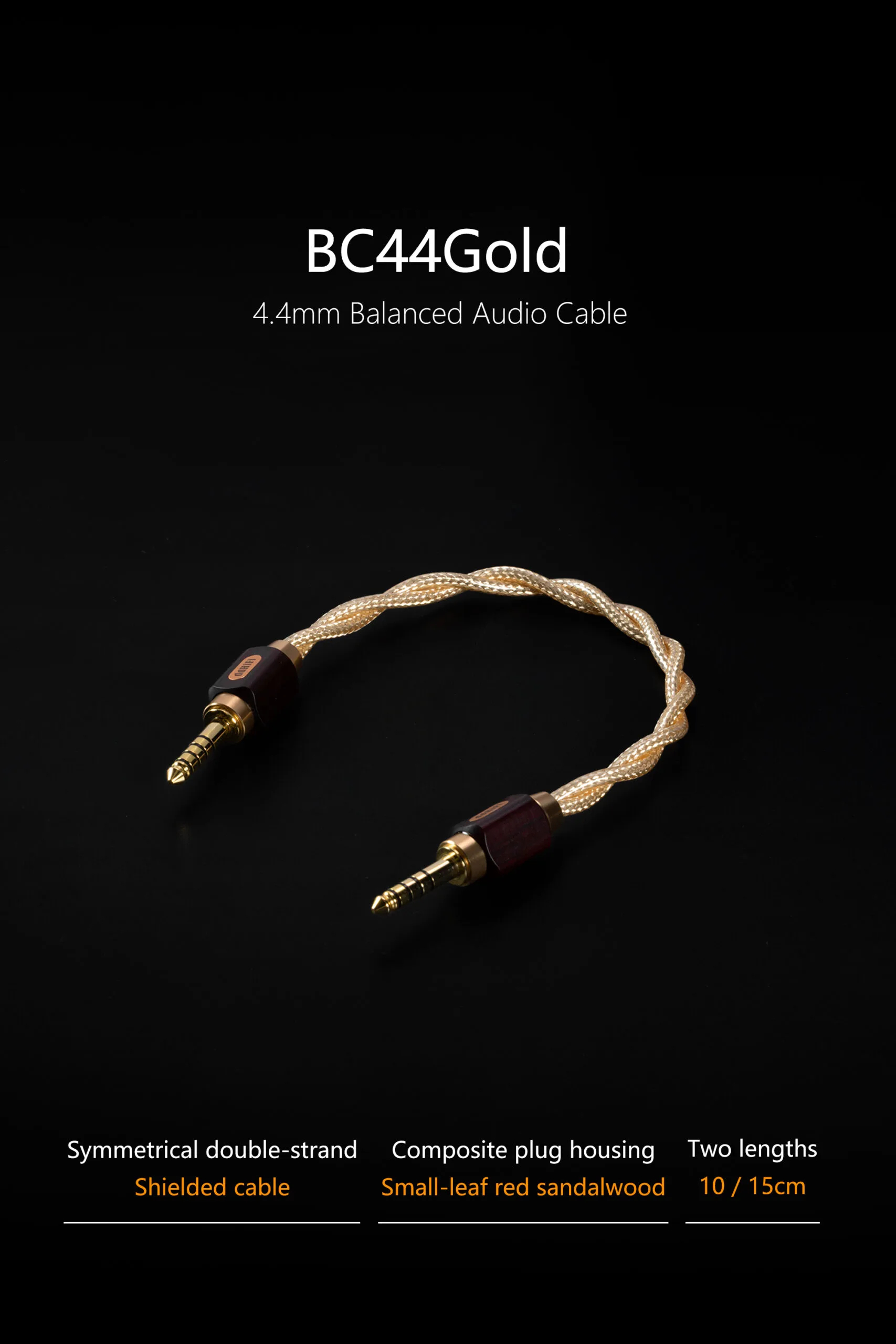 ddHiFi BC44Gold 4.4mm Balanced Audio Cable