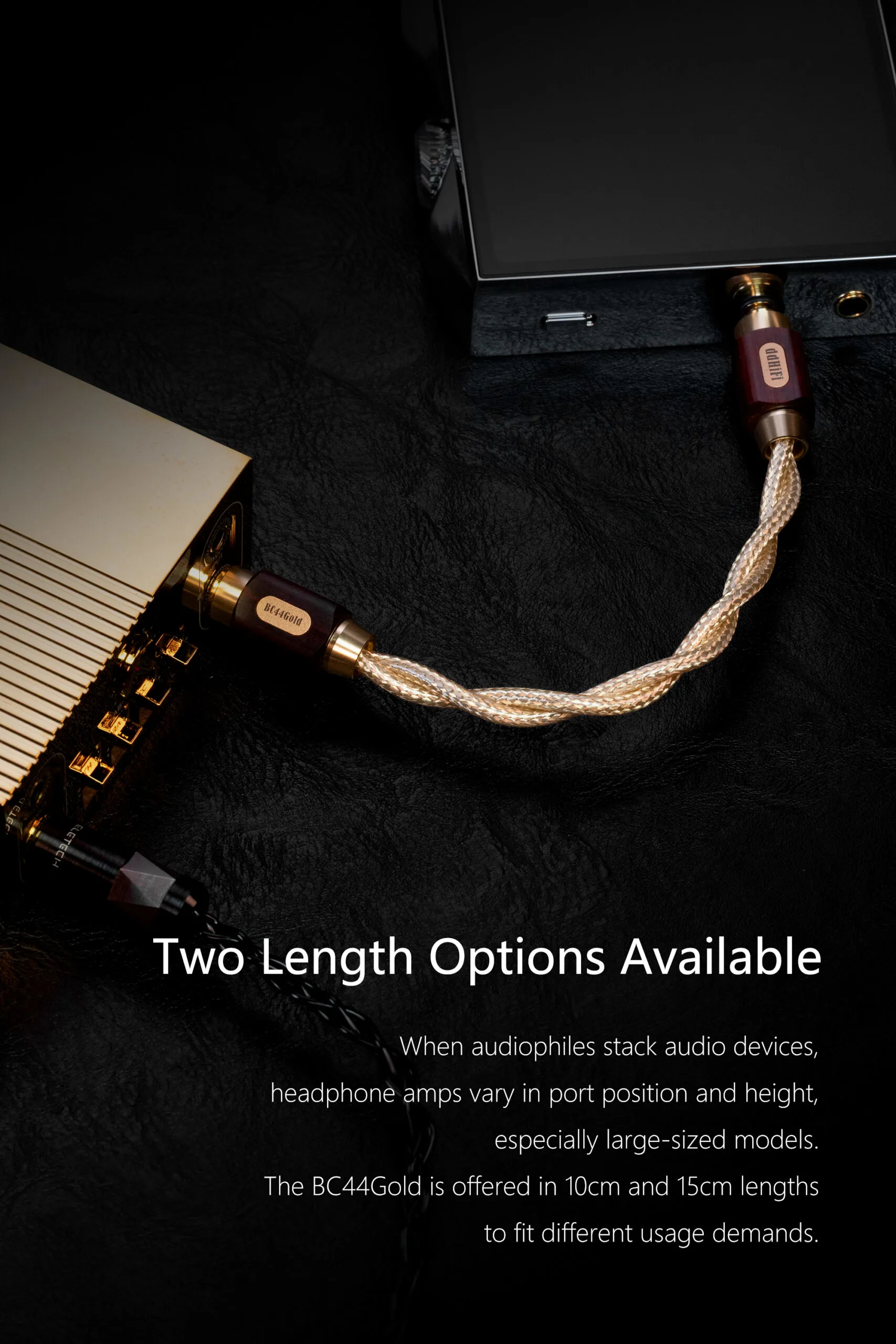 ddHiFi BC44Gold 4.4mm Balanced Audio Cable