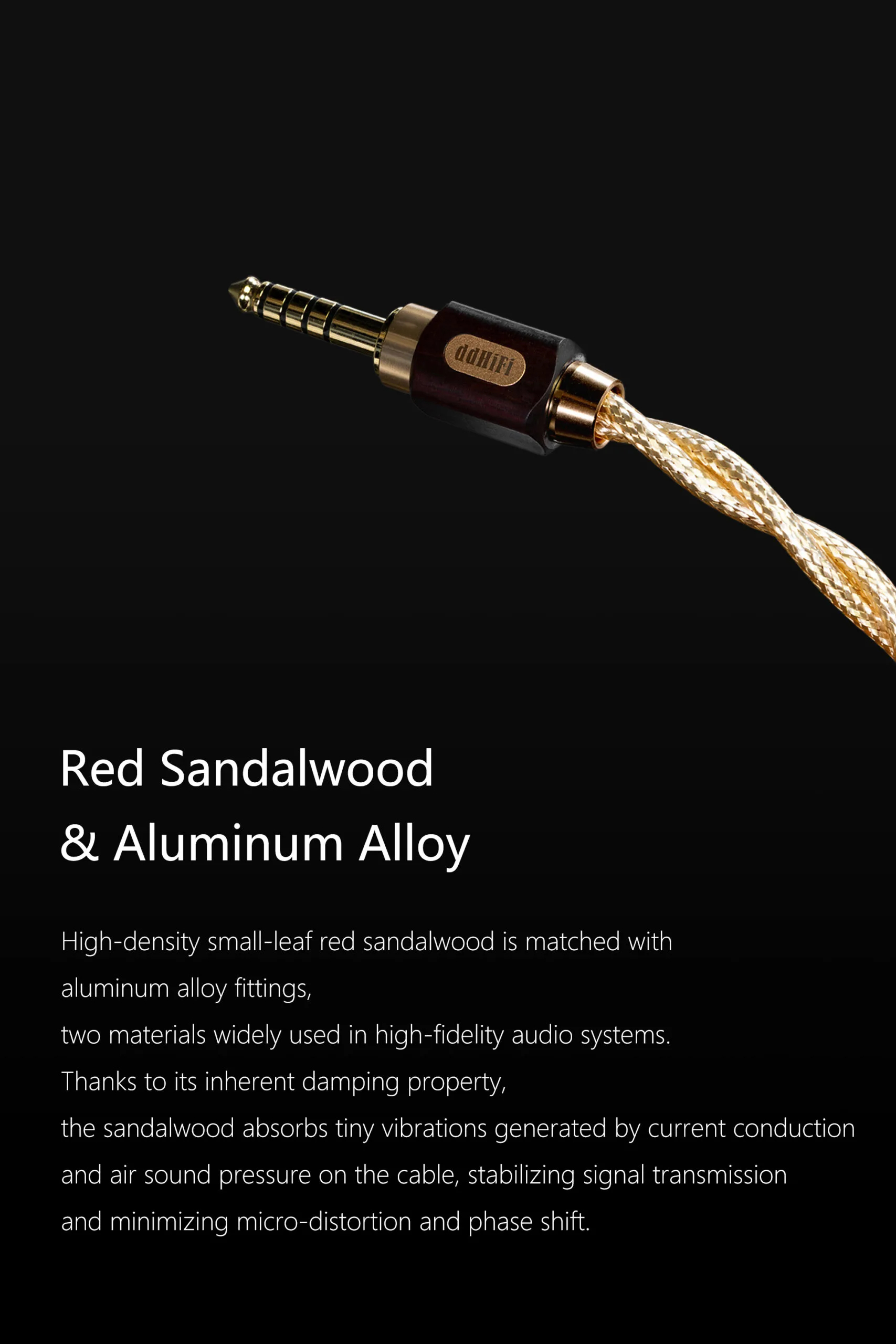 ddHiFi BC44Gold 4.4mm Balanced Audio Cable