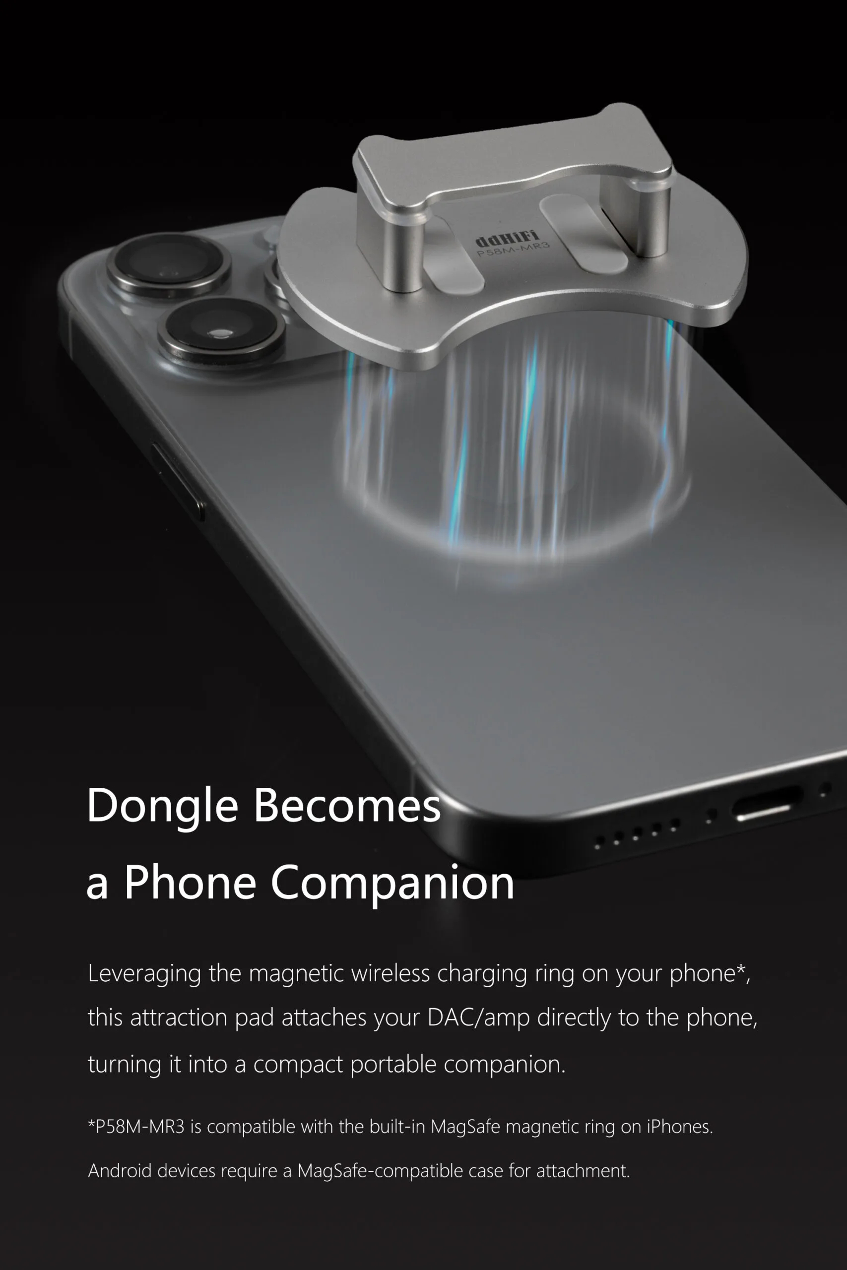 P58M-MR3 Attraction Pad for MOONRIVER3 | Compatible with MagSafe