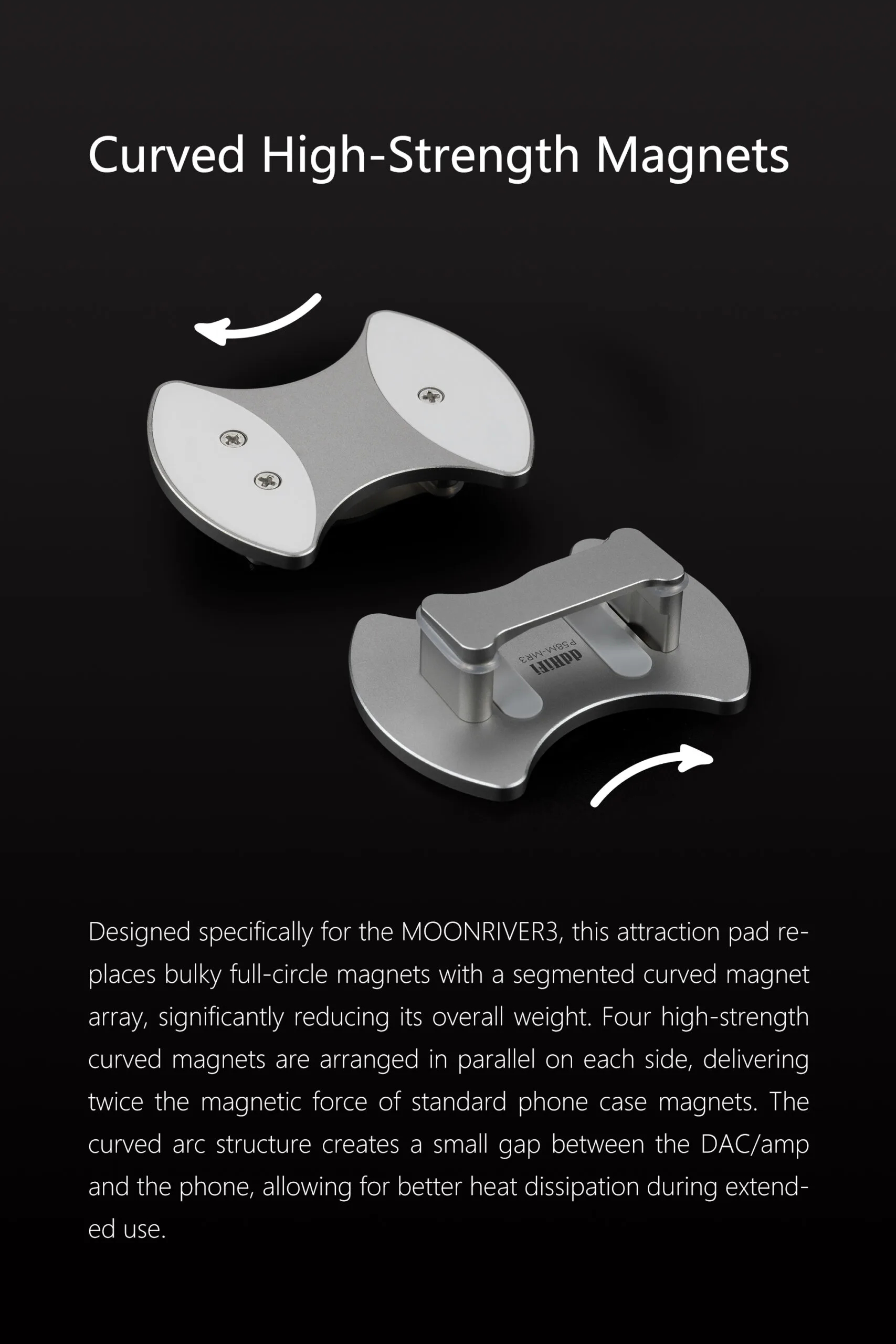 P58M-MR3 Attraction Pad for MOONRIVER3 | Compatible with MagSafe