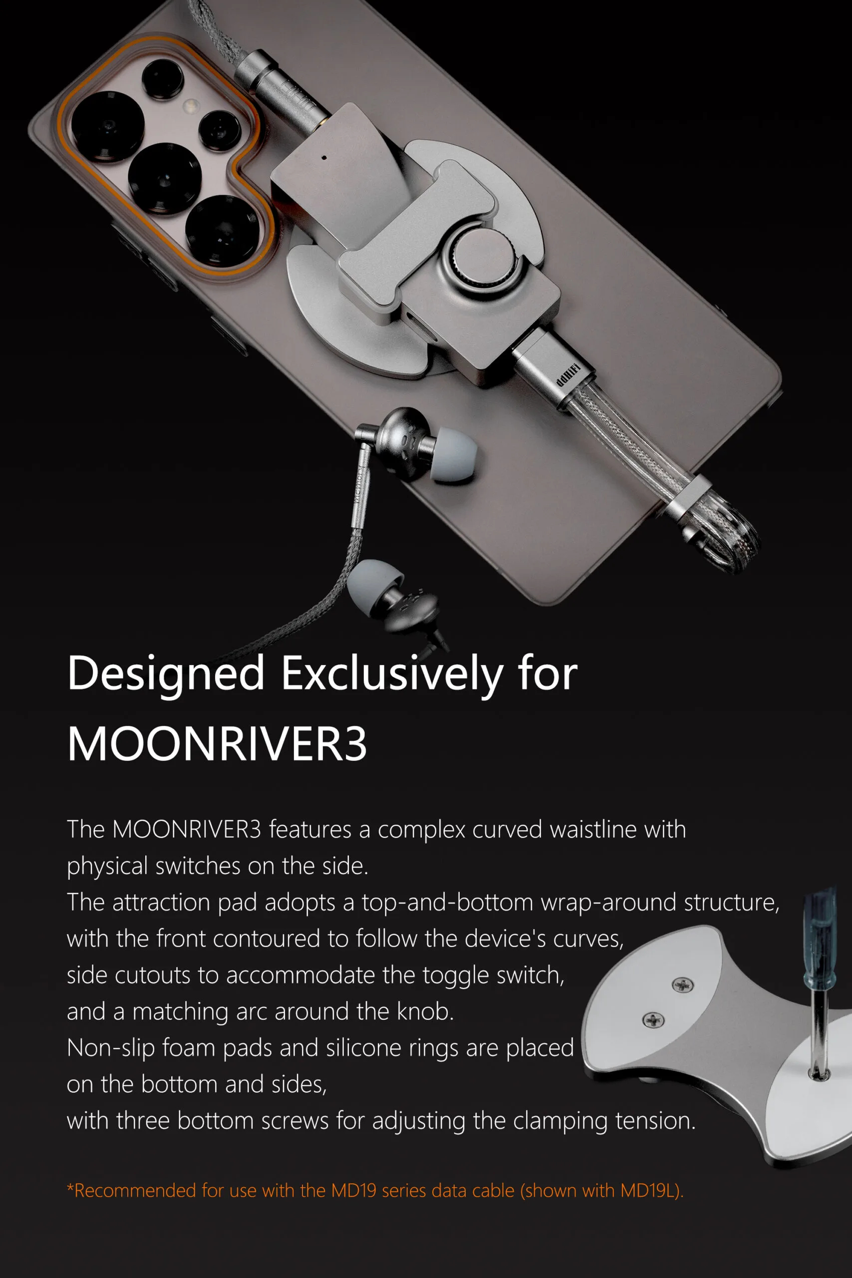 P58M-MR3 Attraction Pad for MOONRIVER3 | Compatible with MagSafe