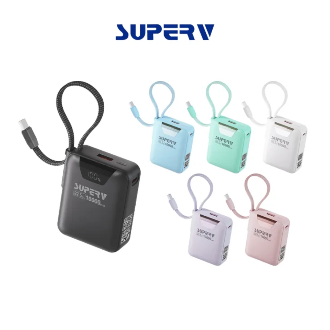 DG002 SuperV Power15 10000mAh 22.5W便攜式移動電源 (CCC證書碼 & CCC追溯碼 (QR Code) (power15)
