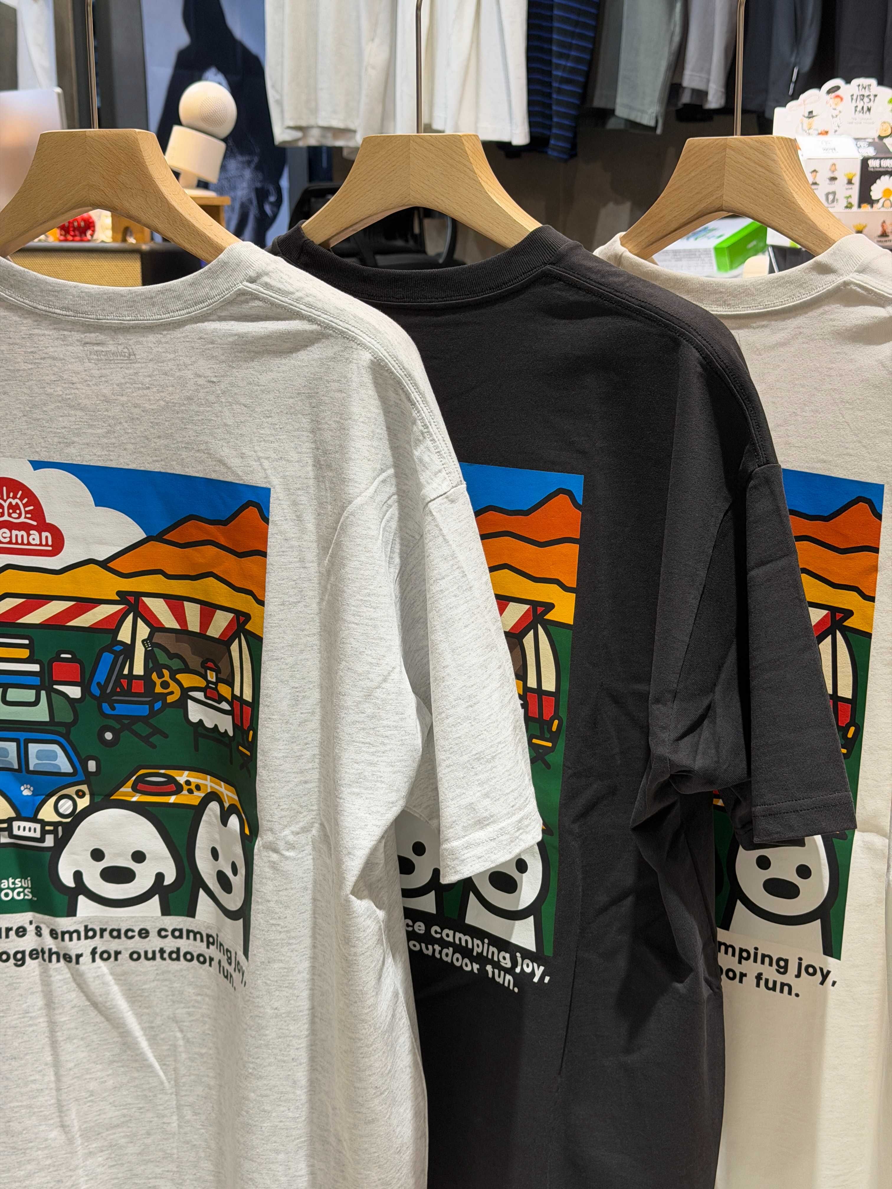 【現貨】Coleman X matsui X Freak’s store三方聯名 方形box 狗狗露營 短tee CM5622