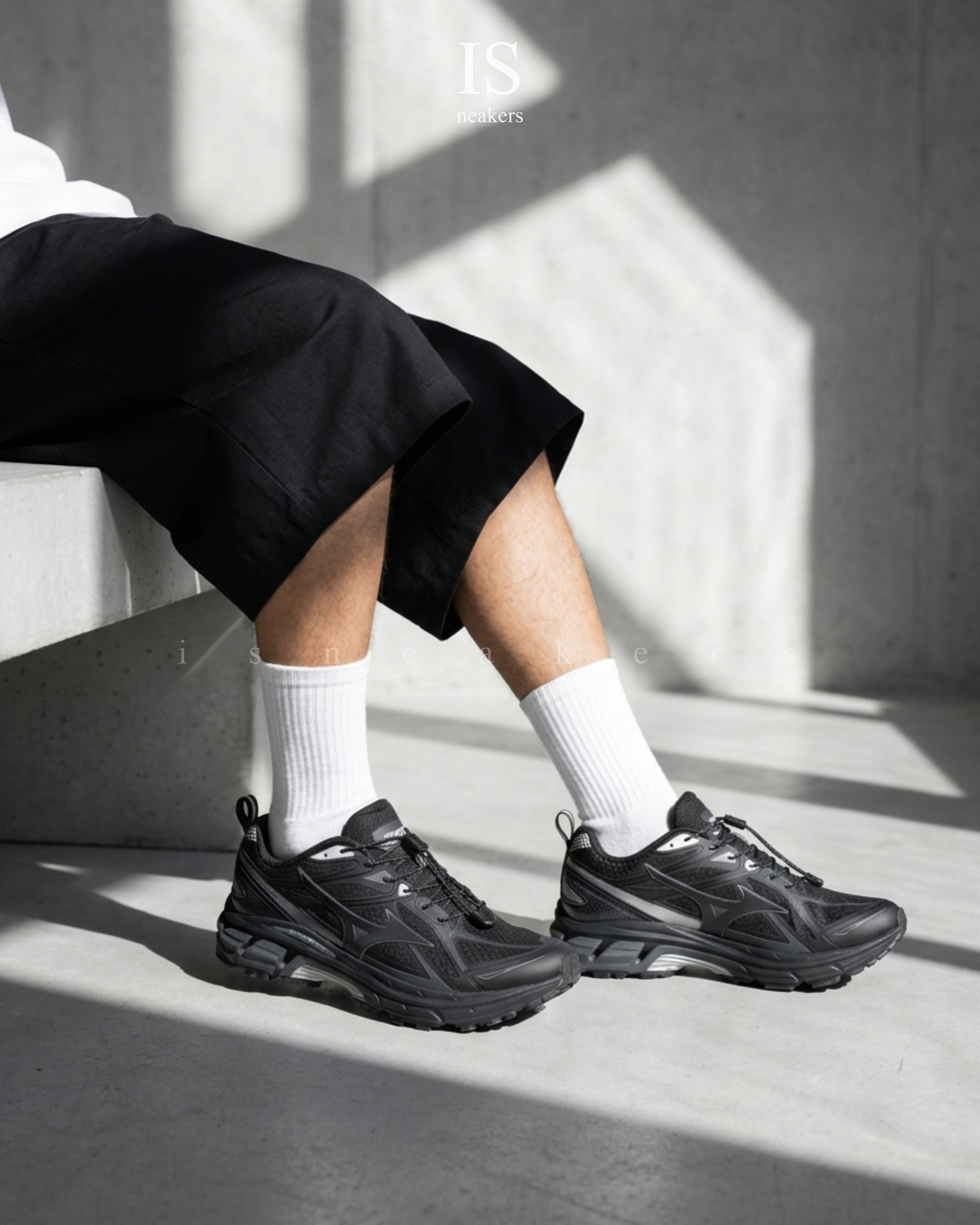 iSNEAKERS｜Mizuno Halo Mix TL "Black" 黑色復古 防潑水 黑魂 D1GH251201