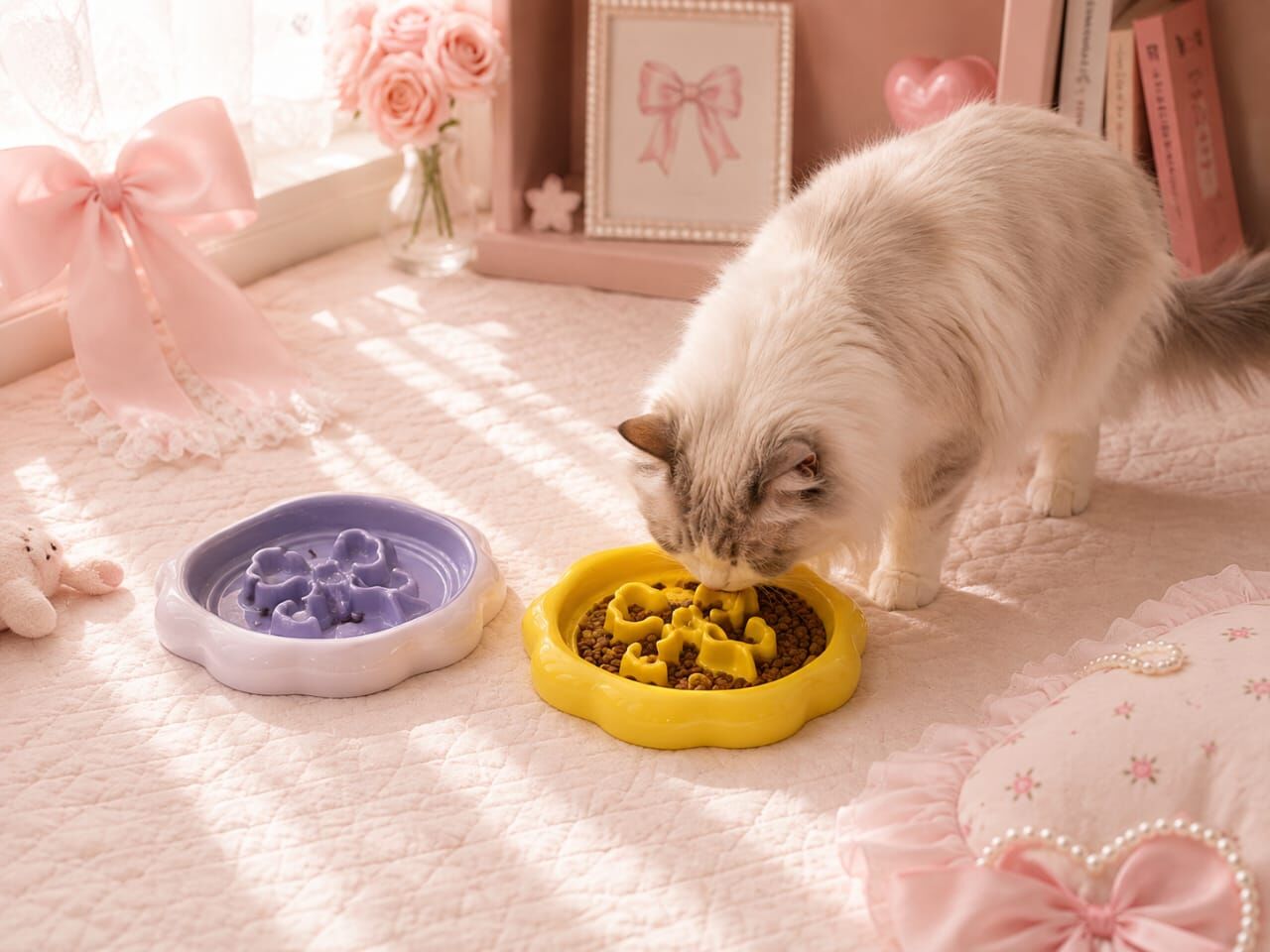HOCC RIBBON SLOW FEEDEER BOWL