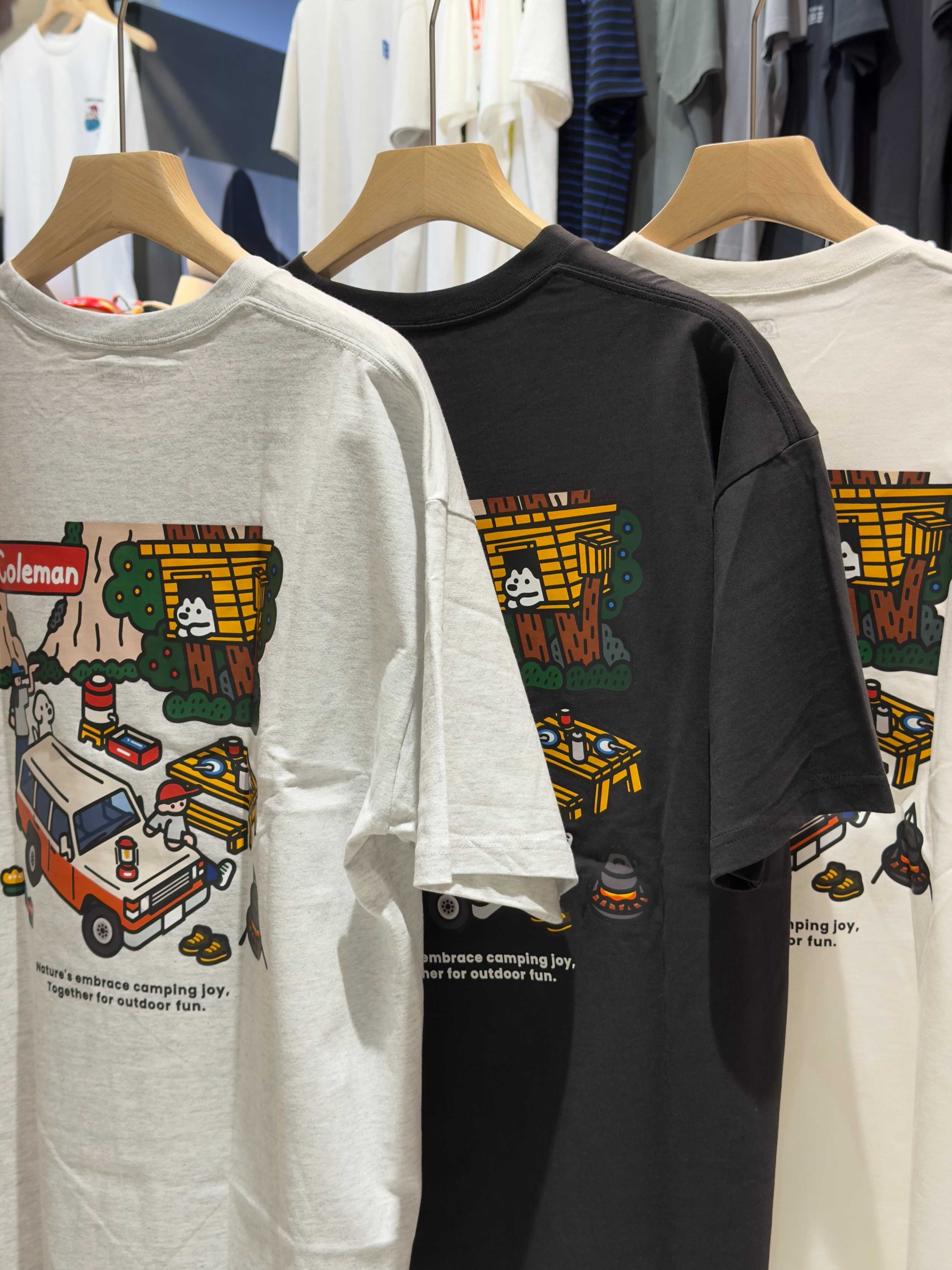 【現貨】Coleman X matsui XFreak’s store 三方聯名 露營場地 短tee CM5620