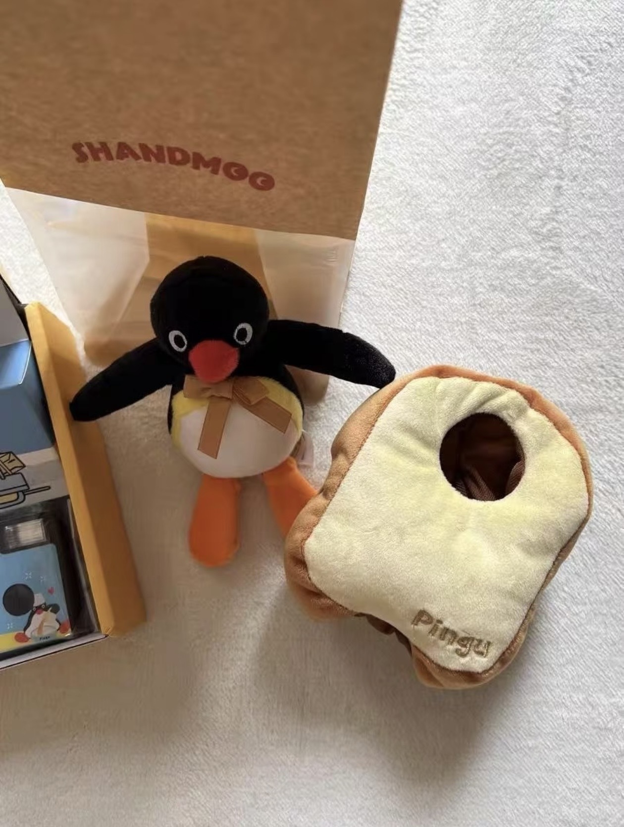 PINGU 企鵝家族  吐司麵包超人 奶油吐司