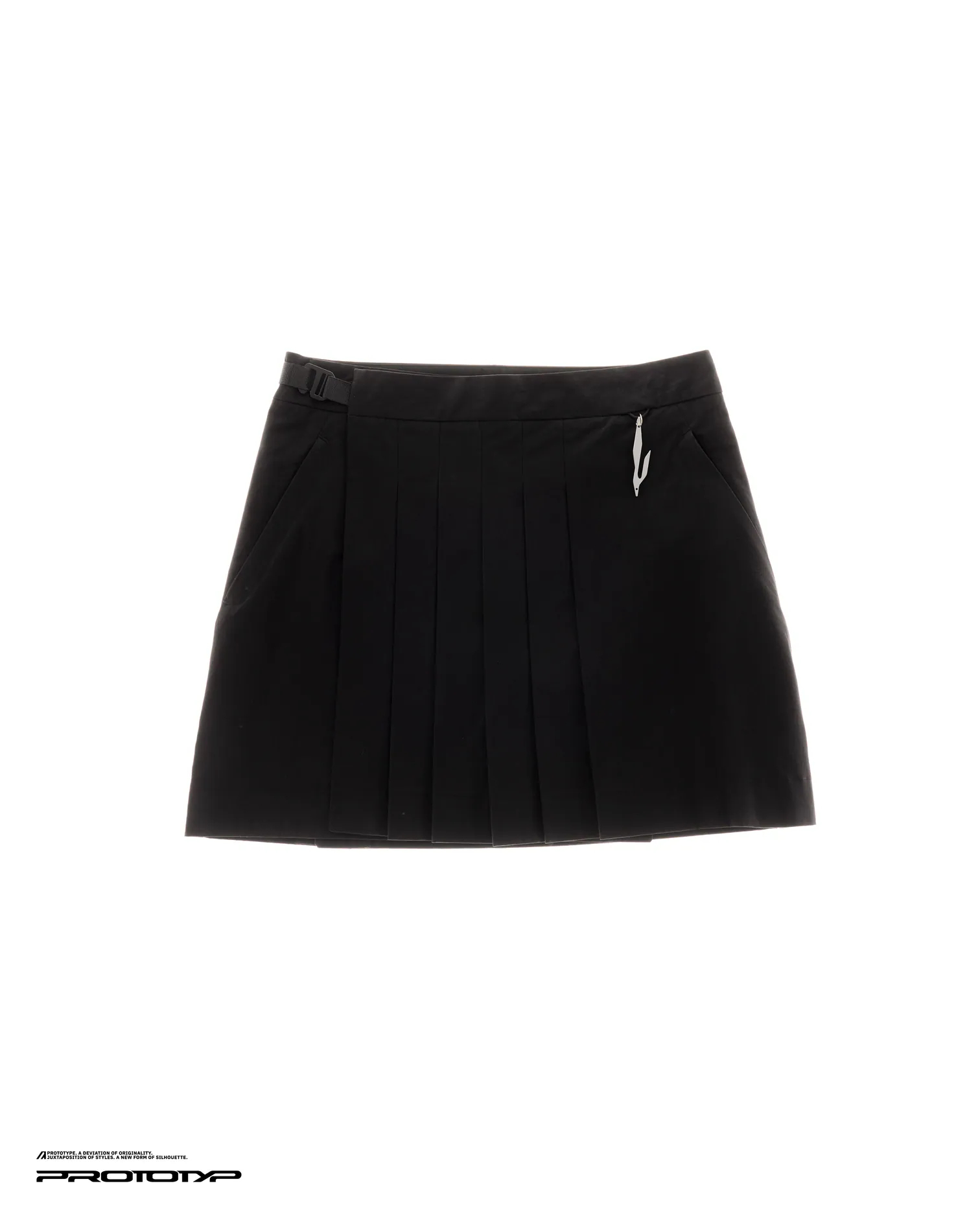 PROTOTYP｜PTP-26S-SKT-001 - SONIC Harmonic Pleat Skirt (Black)