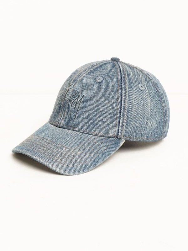 Stussy LP DENIM STRAPBACK CAP