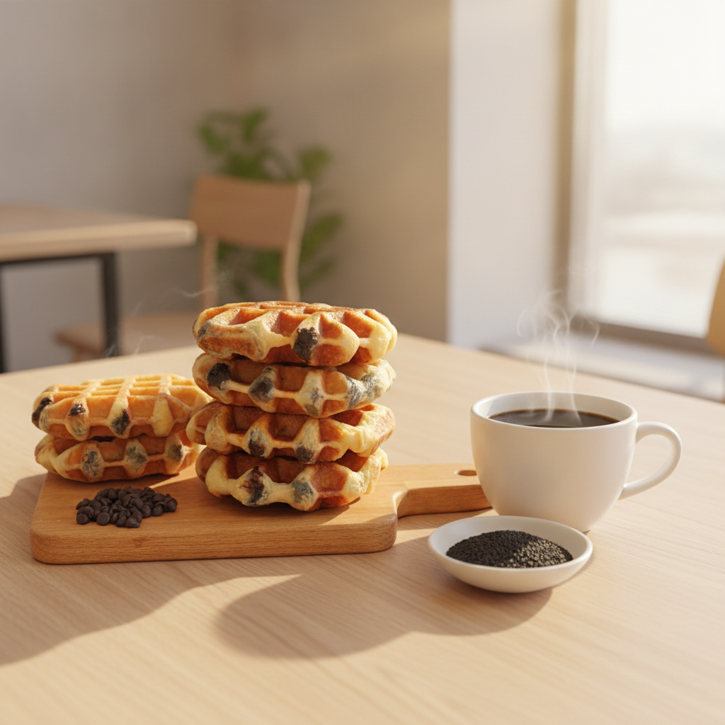 Training Cafe staff to prepare Belgian waffles consistently