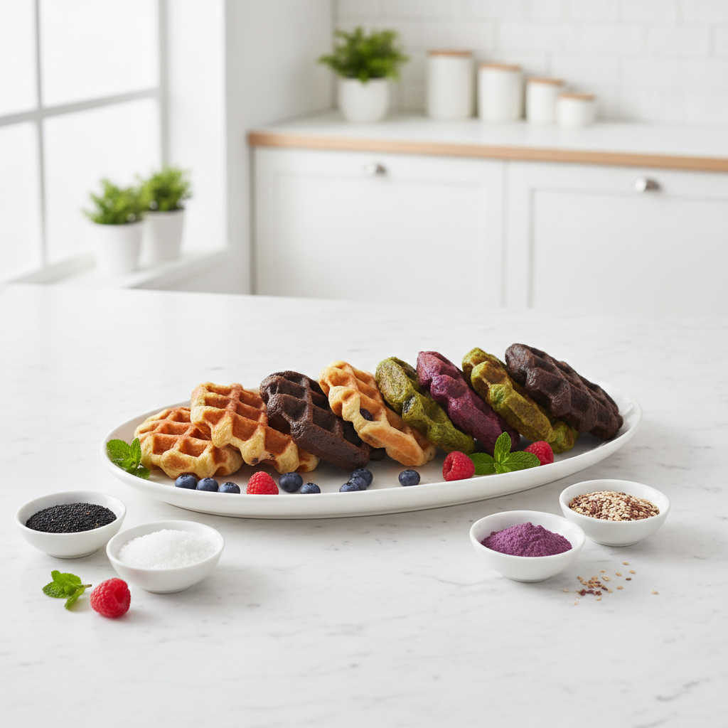 Belgian liagewaffles prepared for a corporate event in Malaysia