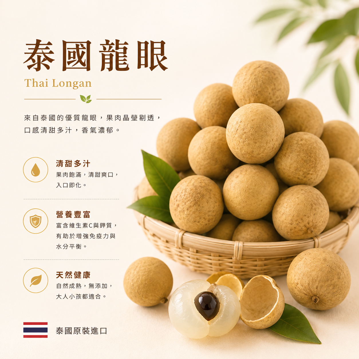 泰國龍眼(2磅)