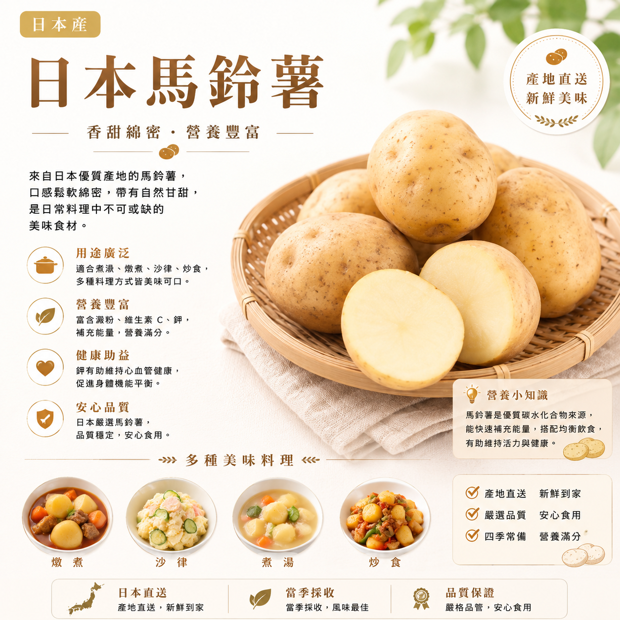 日本馬鈴薯(400G)-1包