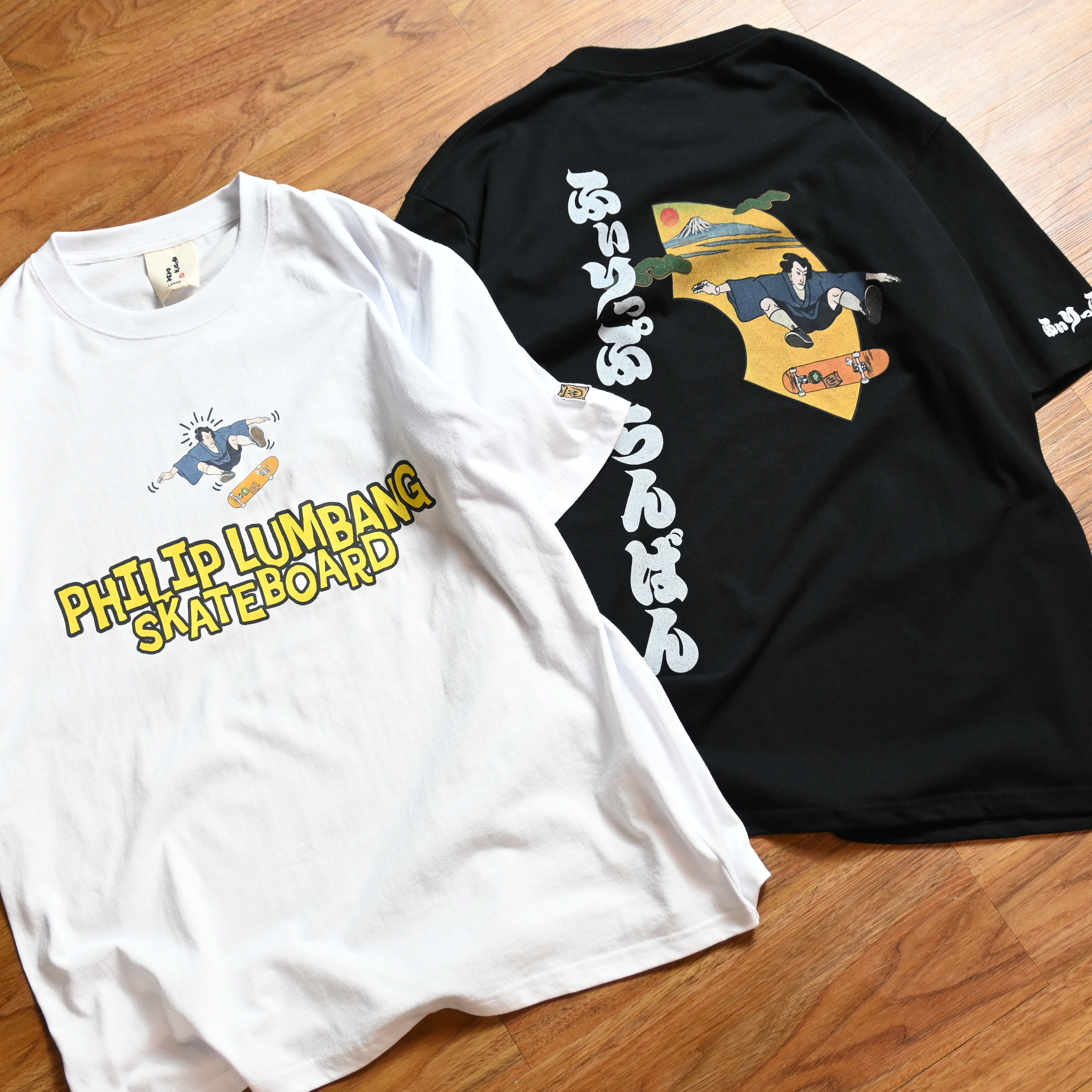 NAGA x Philip Lumbang Ukiyo-e Skateboard T-shirt