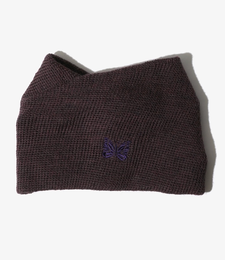 Needles - PU065 Neck Warmer - Merino Wool - B-Plum