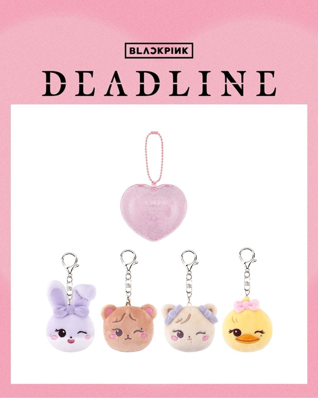 在台現貨｜BLACKPINK [DEADLINETOUR] 毛絨玩具鑰匙圈 + 收納盒