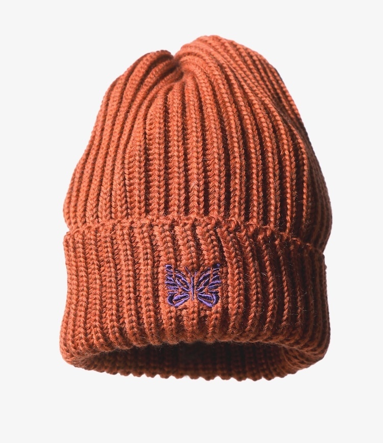 Needles - PU063 Watch Cap - Merino Wool - A-Orange