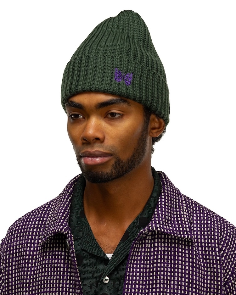Needles - NS064 Watch Cap - C-Green