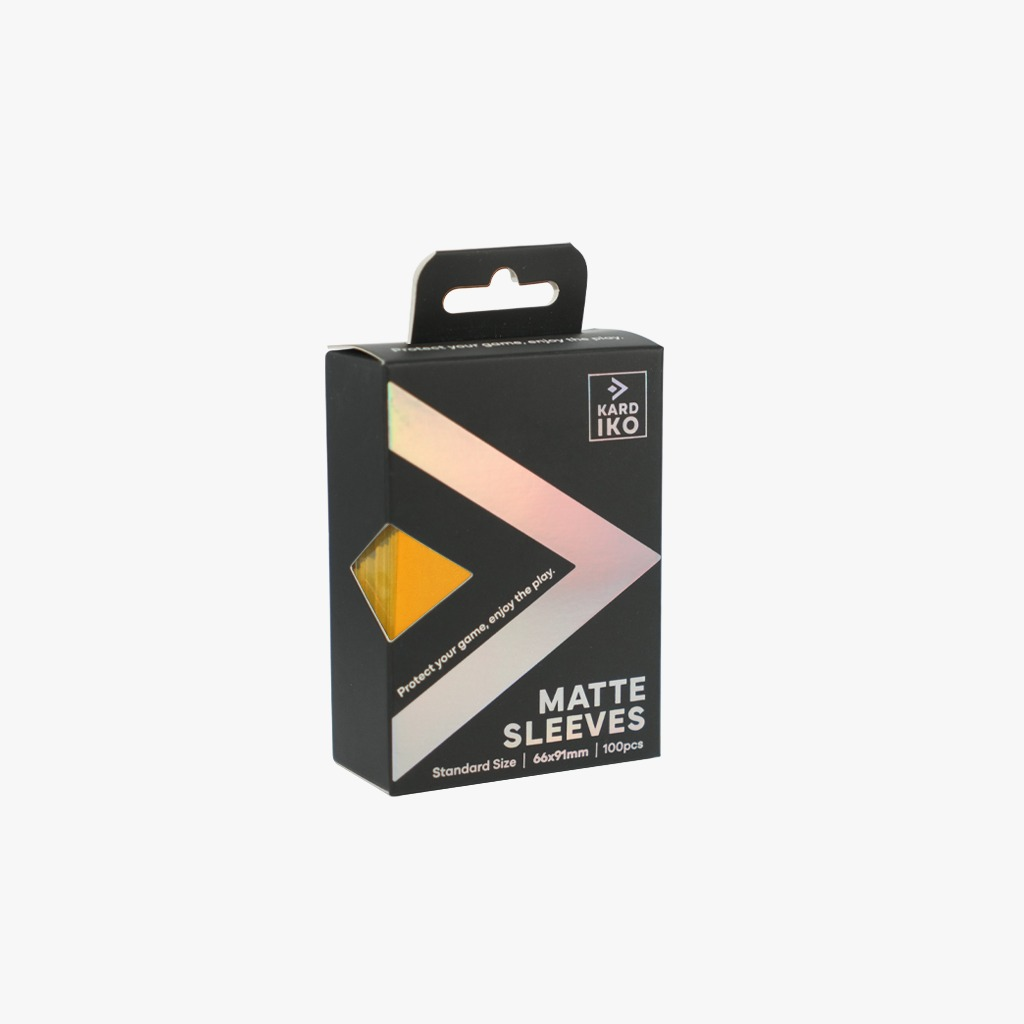 KARDIKO - Standard Size Sleeves - Matte Yellow - KIK00017