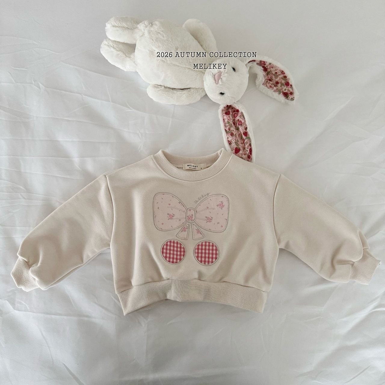 MELIKEY Ribbon Cherry Sweatshirt