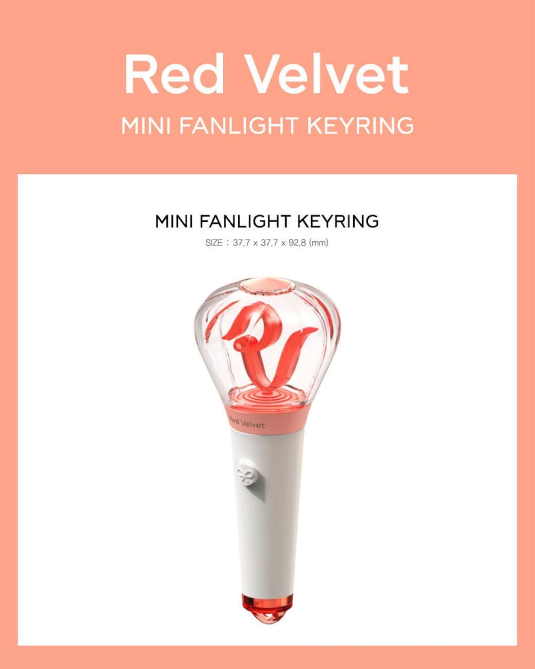 在台現貨｜Red Velvet 手燈鑰匙圈 MINI FANLIGHT KEYRING