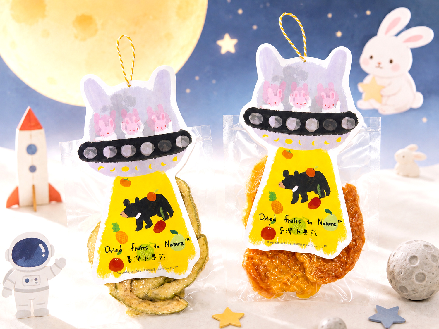 星際飛船兔水果乾獨享包