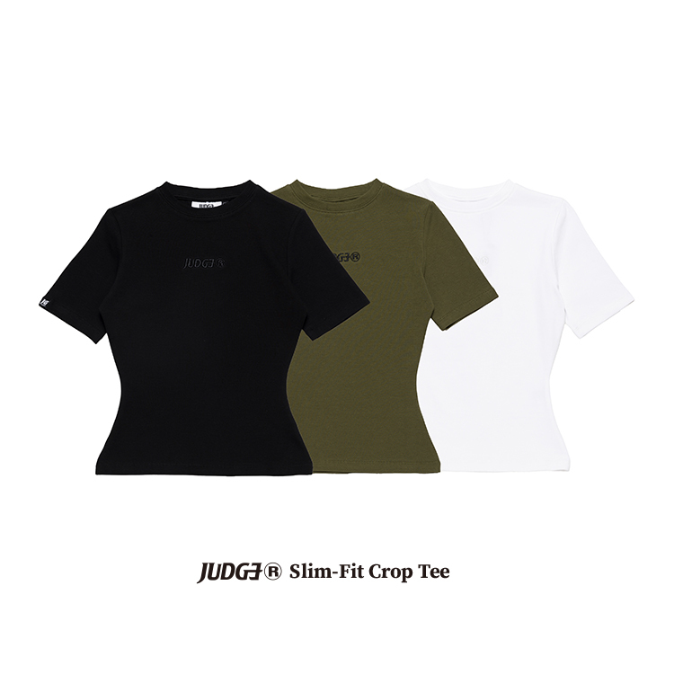 JUDGE®️Slim-Fit Crop Tee