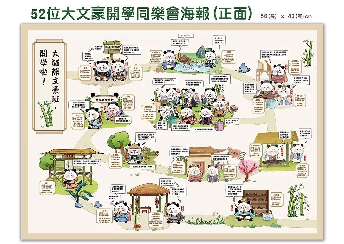大貓熊文豪班(1)：跟李白熊學【詩詞】