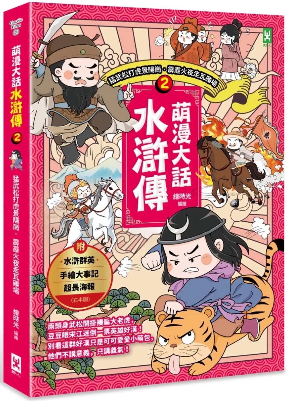 萌漫大話水滸傳(2)【猛武松打虎景陽崗．霹靂火夜走瓦礫場】：