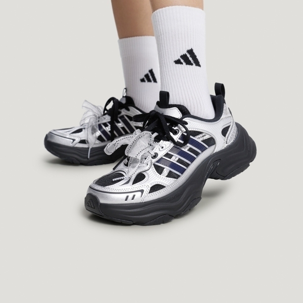 Adidas 愛迪達 XLG Fin Pulse LA6811 女 休閒鞋 厚底 舒適 流行 銀黑