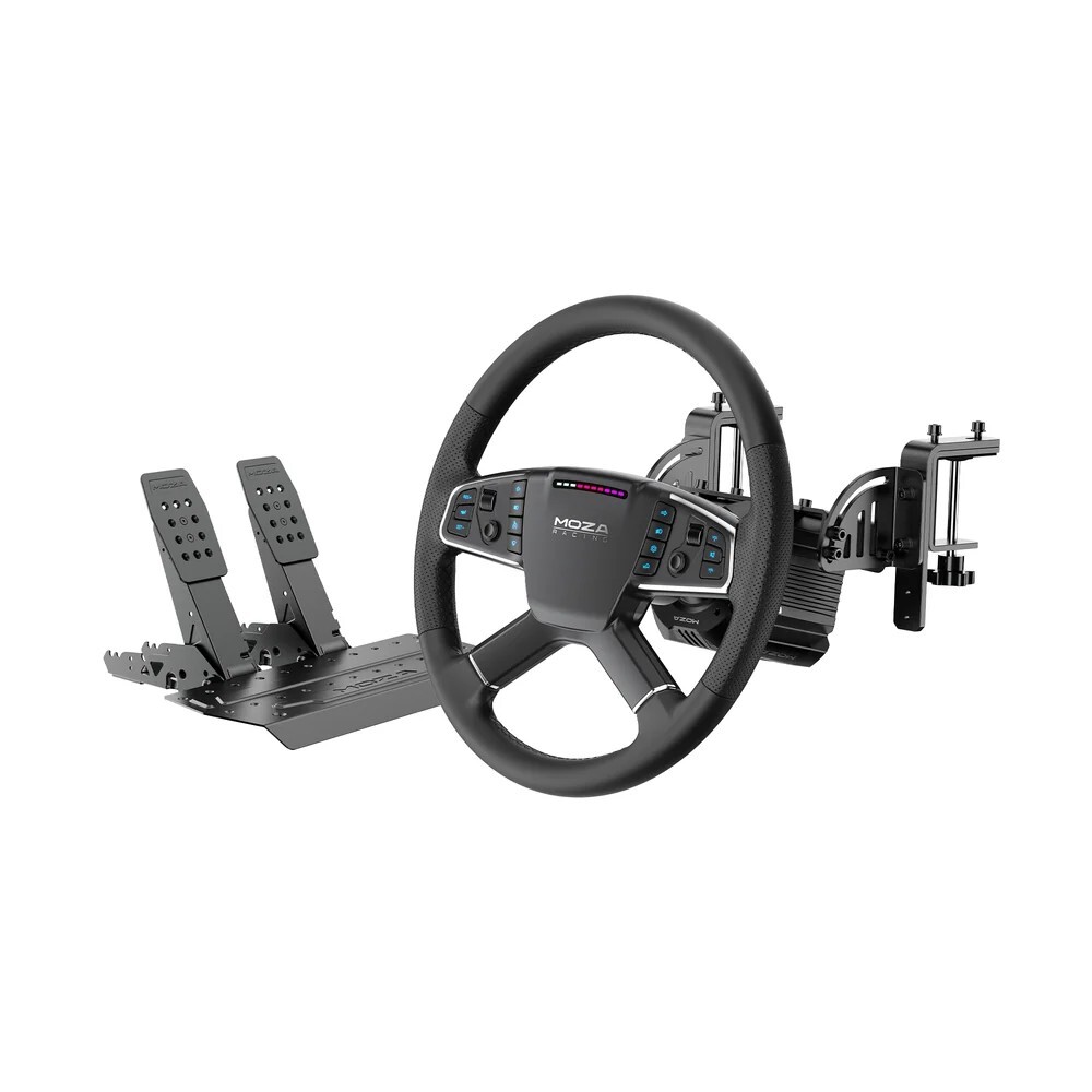 MOZA 魔爪 R5 PRO直驅卡車套裝 6NM賽車模擬器 雙踏板 支援PC/RS112