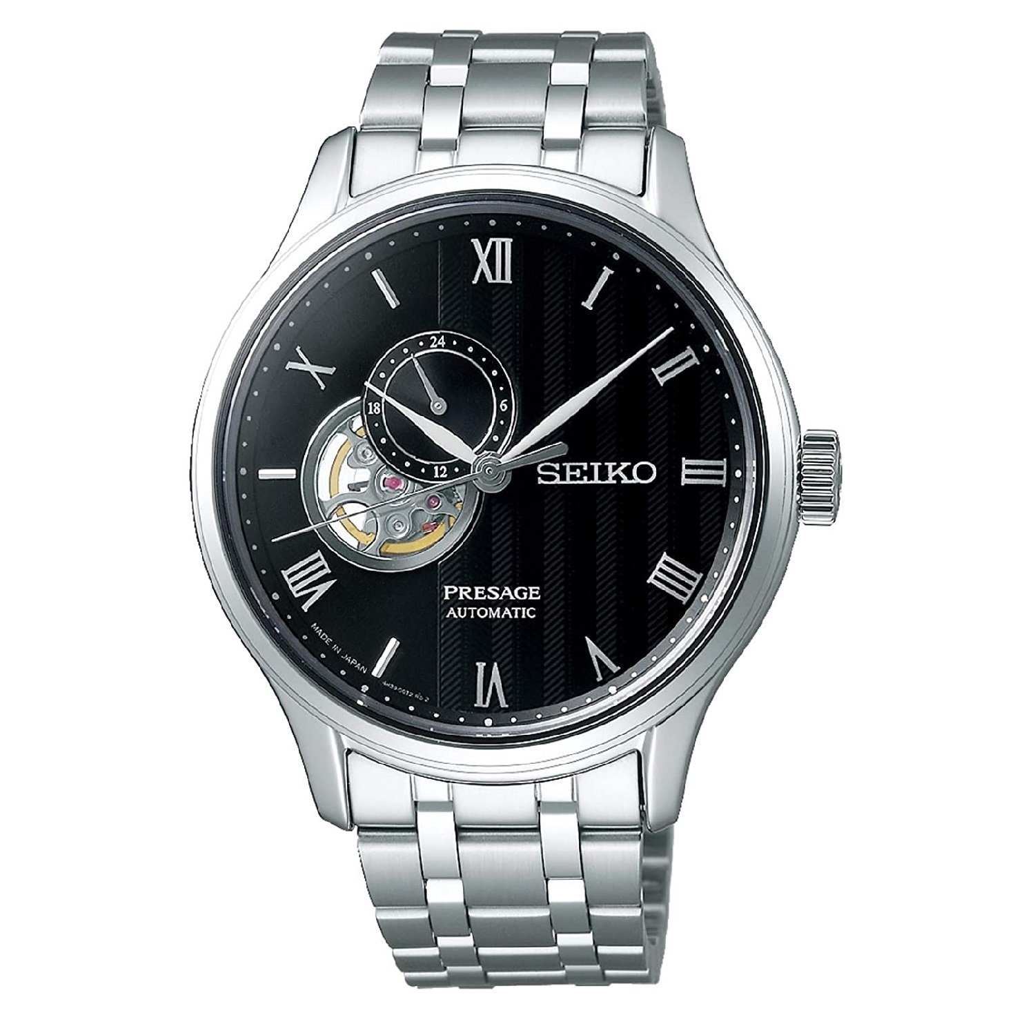 日本版 Seiko Presage Japanese Garden: Elegant Automatic Black SARY093 / SSA377J1 SSA377 優雅風格羅馬開芯自動 機械腕錶