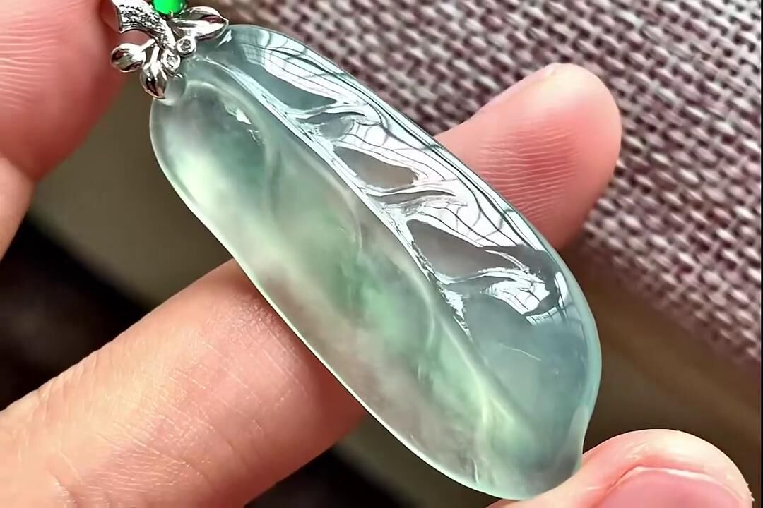 翡翠冰葉子,天然翡翠A玉, 緬甸玉, Jade, Jadeite